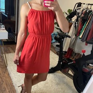 Boutique coral mini dress